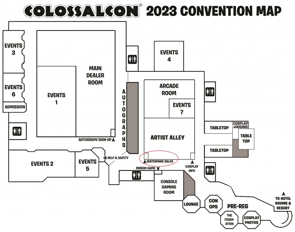 Convention Center Map 2023 Colossalcon 2024